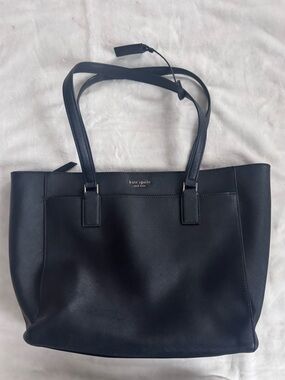 kate spade Black Saffiano Leather Tote